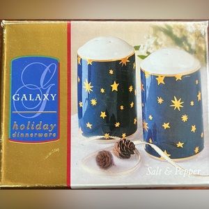 Vintage Galaxy Salt & Pepper Shakers